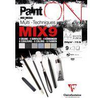 Bloc PaintON MIX9 27 feuilles ass.(9x3F) A4 250g - Image principale