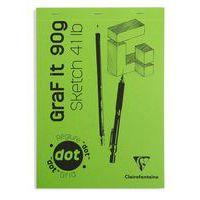Bloc GraF'iT encollé A4 80 feuilles 90g Dot - Image 3