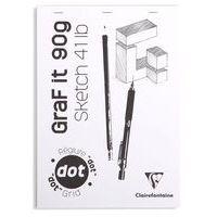 Bloc GraF'iT encollé A4 80 feuilles 90g Dot - Image 2