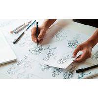 Bloc collé Manga Storyboard A4 100F 55g impression grille simple - Image 3