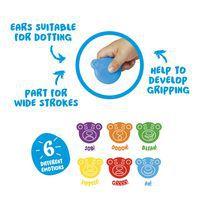 Schoolpack crayons à la cire forme ourson couleurs assorties - Image 5