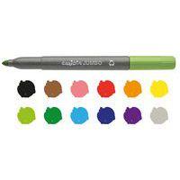 Boîte 12 feutres pointe extra large couleurs assorties - Image 3