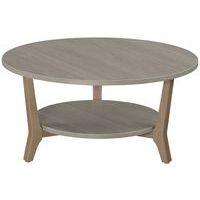 Table basse ronde Ø 80 cm Zélos 2 plateaux - Manutan Expert - Image principale