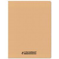 Cahier polypro 90g 96 pages seyes 24x32 cm pastel abricot - Image principale