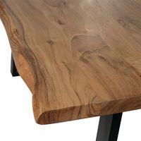 Table Laban 140 x 90 cm Acacia/noir - Image 2