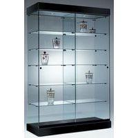 Vitrine ASF avec éclairage halogène - Noir Lxhxp: 125 x 192 x 46 cm - Image 2