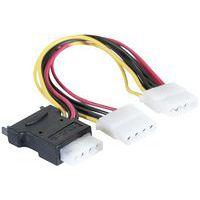 Doubleur d'alimentation SATA vers 3 Molex - 30 cm - Image principale