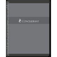 Cahier étudiant Conquérant 70g 24x32 cm 180 pages 5x5 reliure hélicoïdale - Image 4