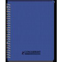 CONQUERANT Cahier Classique 17x22cm Petits Carreaux 5mm 100 Pages Reliure Intégrale Couverture Polypro Coloris - Image 4