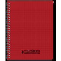 CONQUERANT Cahier Classique 17x22cm Grands Carreaux Seyès 100 Pages Reliure Intégrale Couverture Polypro Color - Image 2