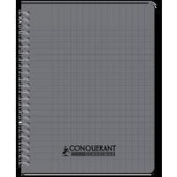 CONQUERANT Cahier Classique 17x22cm Grands Carreaux Seyès 100 Pages Reliure Intégrale Couverture Polypro Color - Image 3