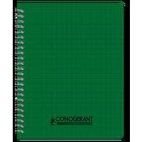 CONQUERANT Cahier Classique 17x22cm Grands Carreaux Seyès 100 Pages Reliure Intégrale Couverture Polypro Color - Image 4