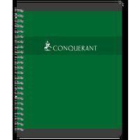 CONQUERANT Cahier 17x22cm Petits Carreaux 5mm 180 Pages Reliure Intégrale Couverture Carte Coloris Assortis - Image 2