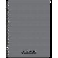 CONQUERANT Cahier Classique A4 Petits Carreaux 5mm 100 Pages Reliure Intégrale Couverture Polypro Coloris Asso - Image 5