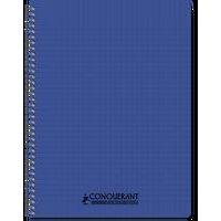CONQUERANT Cahier Classique A4 Grands Carreaux Seyès 100 Pages Reliure Intégrale Couverture Polypro Coloris As - Image 3
