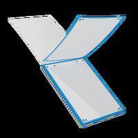 OXFORD Bloc de Fiches Bristol 2.0 A5 Petits Carreaux 5mm 30 Fiches Collées Bords Bleus - Image 3