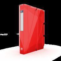 OXFORD Boîte Capacité Standard Hawaï 24x32cm Dos 40mm avec Elastique Couverture Polypro Coloris Assortis - Image 3