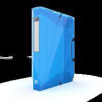 OXFORD Boîte Capacité Standard Hawaï 24x32cm Dos 40mm avec Elastique Couverture Polypro Coloris Assortis - Image 5