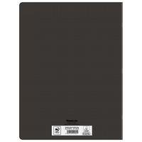 Cahier polypropylène 96 pages 90g seyes 24x32 cm noir - Image 3