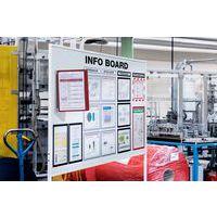 Support mural magnétique Vario® pour 5 pochettes A4 -Durable - Image 4