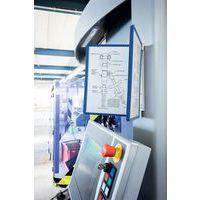 Support mural magnétique Vario® - 5 pochettes A4 - Bleu - Image 2