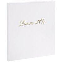 Livre d'or Balacron avec titre 140 pages blanches vertical - Image principale