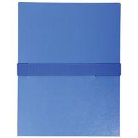 Lot de 10 chem. extens. balacron sans rab. sangle scratch 24x32cm bleu - Image principale
