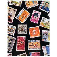 Lot de 5 albums de timbres Sport 16 pages noires - 22,5x30,5 cm - Image principale