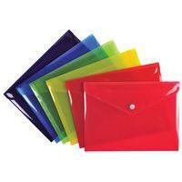 Lot de 30 Pochette pression Iderama en PP 23x17 cm Couleurs assorties - Image principale