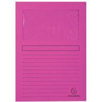 Lot de 4 paquets de 100 chemisess à fenêtre FOREVER 22x31 cm Fuchsia - Image principale