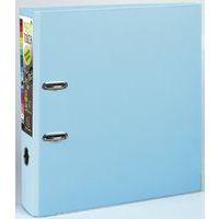 Lot de 10 Class. Prem'Touch int. et ext. en PP Dos 80mm A4 Bleu clair - Image principale