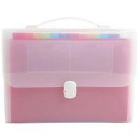 Lot de 4 Trieur valisette avec poignée 24 compartiments Crystal - A4 - Image principale