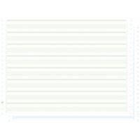 Feuilles listing autocop. zoné vert/bleu 380x11 2plis non détachable - Image principale