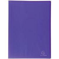 Lot de 12 Protège-doc. en PP semi rigide Chromaline 60 vues A4 violet - Image principale