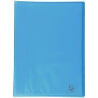 Lot de 12 Protège-doc. PP semi-rigide soudés 80 vues A4 turquoise - Image principale