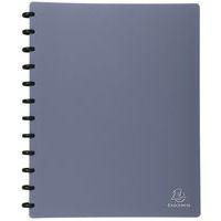 Lot de 4 Protège-doc. à ann. et poch. détach. 60 vues A4 bleu métal - Image principale