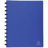 Lot de 4 Protège-doc. à ann. et pochet. détachables 60 vues A4 bleu - Image principale