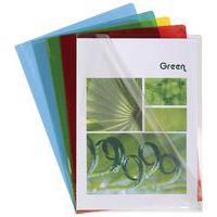 Lot de 10 Pochettes coin PVC lisse haute résistance 13/100e - A4 - Image principale