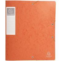 Lot de 10 Bte de class. Cartobox Dos 60mm cte lustrée A4 orange - Image principale