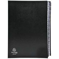 Trieur rigide ordonator + cavaliers 26 compart a à z noir - Image principale