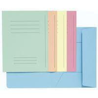 Lot de 5 paquets de 50 chem. imprimées 3 rabats Super 210 col. assort. - Image principale