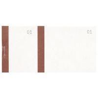 Lot de 50 Bloc vendeur col. bistre 100 feuil. double num. 6 ,6x13,5cm - Image principale