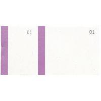 Lot de 50 Bloc vendeur col. violet 100 feuil. double num. 6 ,6x13,5cm - Image principale