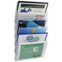 Trieur mural A4 horizontal 6 cases - cristal - Image 2