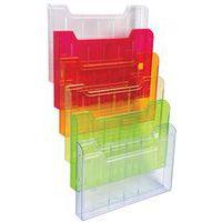 Trieur mural A4 horizontal - arlequin transparent - Image principale