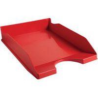 Lot de 10 Corbeille à courrier ECOTRAY Office rouge - Image principale