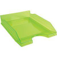 Lot de 10 Corbeille à courrier ECOTRAY vert pomme - Image principale