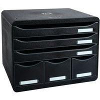 Store-box maxi 6 tiroirs ecoblack noir - Image principale