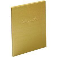 Lot de 2 livres d'or + titre 100 pages blanches 27x22cm vertical or - Image 2