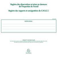 Lot de 5 Registre de l'Inspection du travail et du CHSCT - folioté - 16 pages - Image 3
